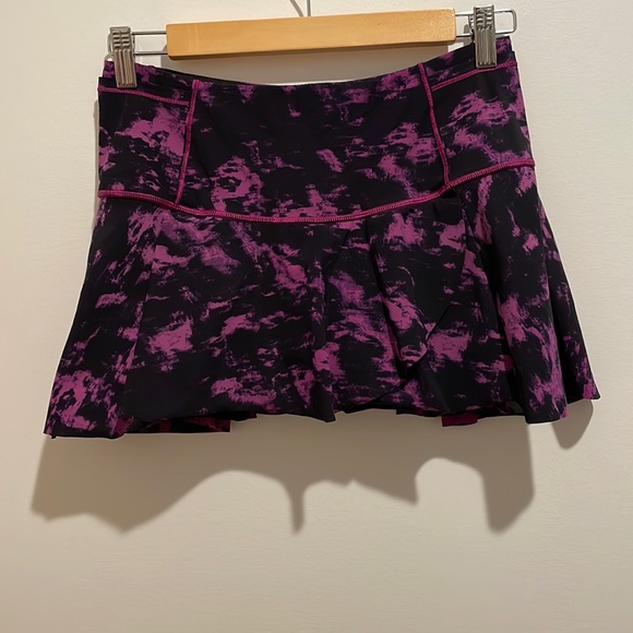 lululemon athletica Pants - Mini Purple and Black Tye Dye Lululemon Skort